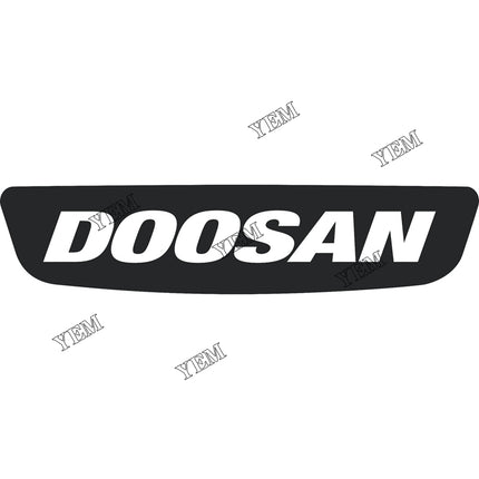 Doosan Tailgate Decal Part # 7371975 For Bobcat Parts