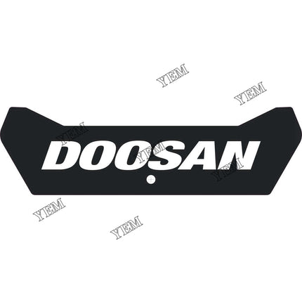 Doosan Tailgate Decal Part # 7377276 For Bobcat Parts