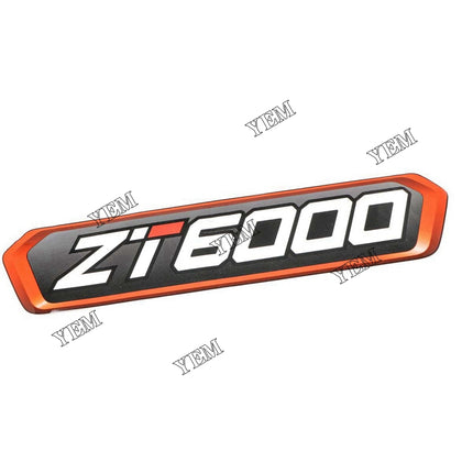 ZT6000 Model Number Decal Part # 4178636 For Bobcat Parts