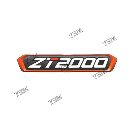 ZT2000 Model Decal Part # 4178886 For Bobcat Parts