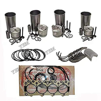 Overhaul Rebuild Kit with Cylinder Sleeves For Deutz BF3M1011 F3M1011F Engine